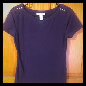 Purple dressy top